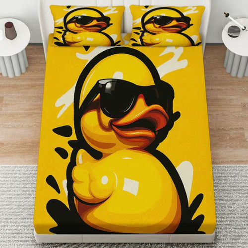 Cartoon rubber duck fitted - 77.cartoon,