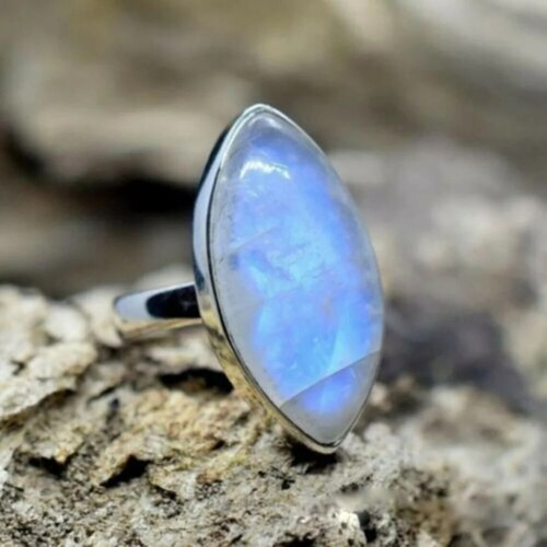 Rainbow moonstone gemstone 925 - moonstone,