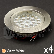 Led 12v warm white - warm, nickel