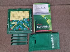 Mattel Pocket Scrabble With Magnetic Tiles. Boxed With Instructions. Complete