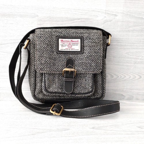 Harris tweed leather buckle - &,
