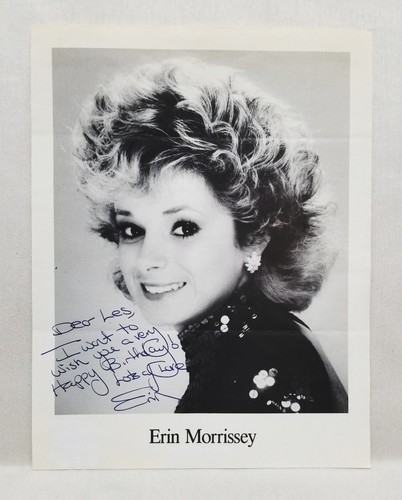 Erin morrissey signed photo - erin,