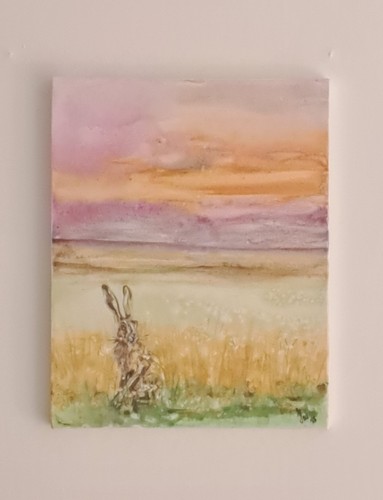 Hare landscape original - hare,