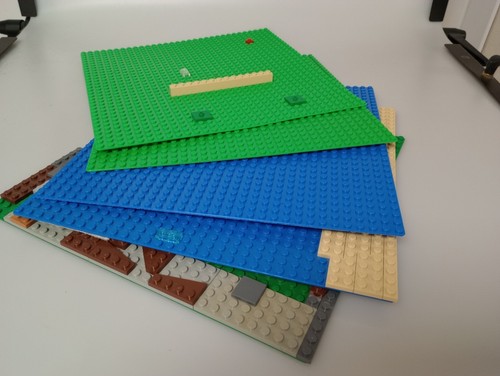 Lot lego baseplates - lot, stack