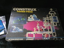 Construx Space 6460 Vintage, Plastic Construction Set, Boxed Retro Fisher Price