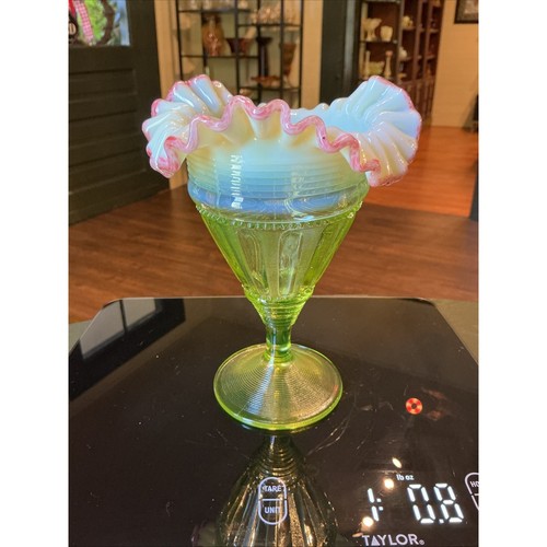 Vintage jefferson glass fluted - vintage,