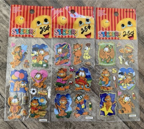 Vintage garfield sticker - garfield,