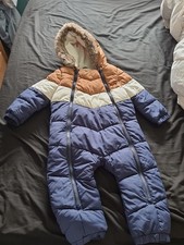 Fred & Flo Boys 18-24 Months Quilted Snow Suit / Puddle Suit