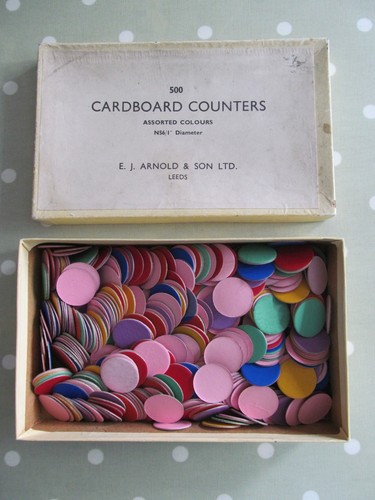 Set vintage cardboard - vintage,