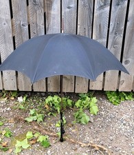Vintage Paragon Black Parasol Or Umbrella, S Fox & Co Ltd
