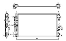 NRF Radiator for Vauxhall