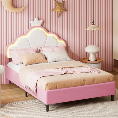 Bed upholstered kids - bed,