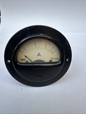 Vintage DDR Ammeter 0-15A DC mW Panel Meter Cold War East German Industrial Work