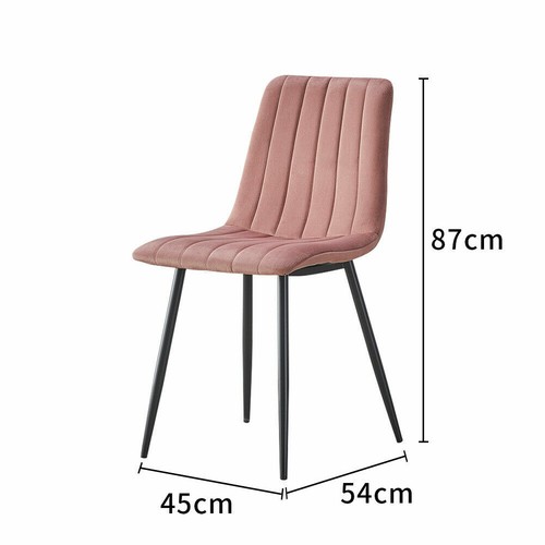 Set velvet dining - 1/2/4, chair