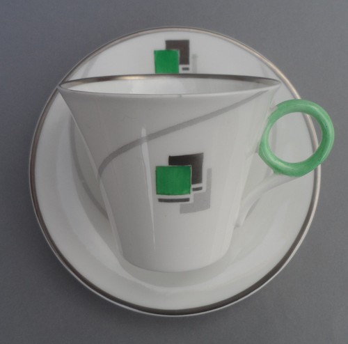 Shelley art deco - shelley, "curved