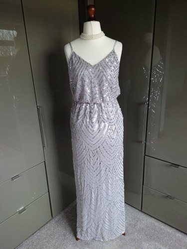 Quiz new silver sequin - sequin, long