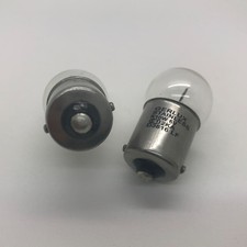 2 x 244 6v 10w BA15S 6 Volt