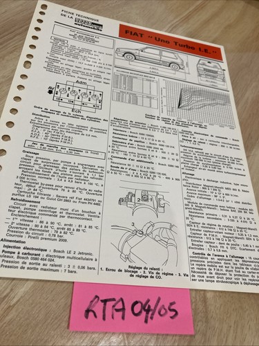 Automobile technical sheet - automobile,