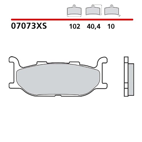 Brembo front brake pads - front, kit