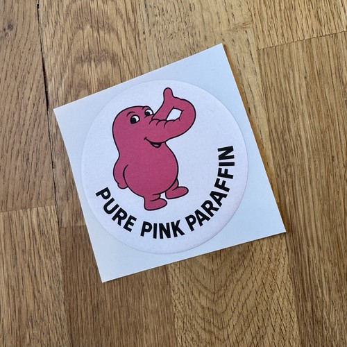 Pure pink paraffin mascot - pure,