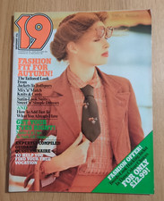 Vintage 19 Fashion Magazine September 1977 - Sissy Spacek, Donald Sutherland etc