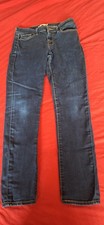 Levi's 711 Skinny Jeans Women's 29 X 30 Black Denim Hipster 5-Pockets Zip Fly