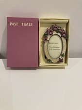 Past Times Oval Enamel Photo
