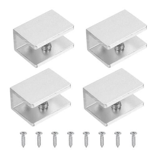 4pcs glass shelf brackets - shelf, brackets,