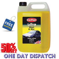 CarPlan Ultra Wax & Wash Car Shampoo, 5 L (Packaging may vary)