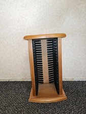 Vintage Solid Pine Wood CD Storage Rack - Holds 20 CDs – Pre Owned