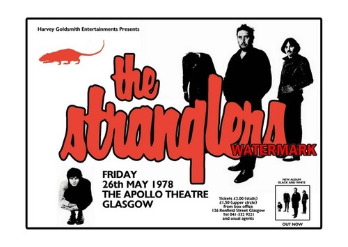 The stranglers gig poster - the,