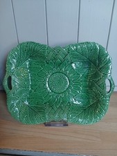  Antique  Green Majolica