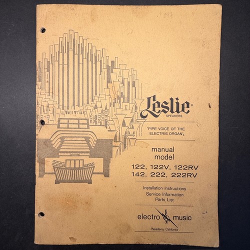 Vintage leslie 122 122v - vintage,