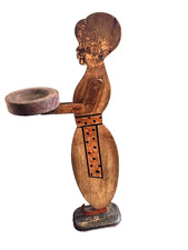 Rare 19th century painted  wooden dumbwaiter    ( 1317)