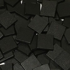 25mm Square Plastic Bases for