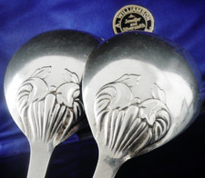 Pair Cased Sterling Silver