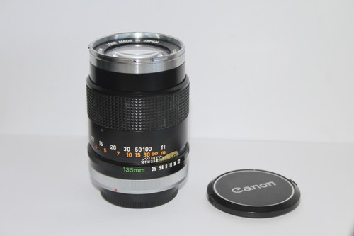 Tested canon 135mm 3 - fd, f/3.5