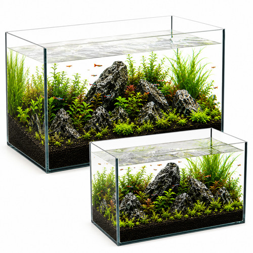 Aquael glass aquarium fish - aquarium,
