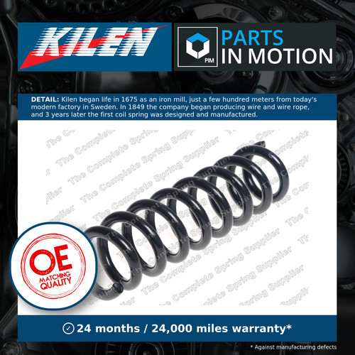 Coil spring rear 51087 - rear, kilen