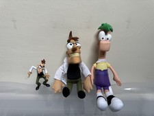 Phineas And Ferb Disney Plush Doll Figure Toy Dr. Doofenshmirtz Bundle Set
