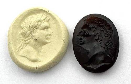 Georgian roman style male bust - georgian,