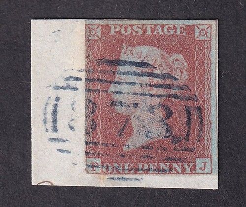 Penny reds postmarks - penny,