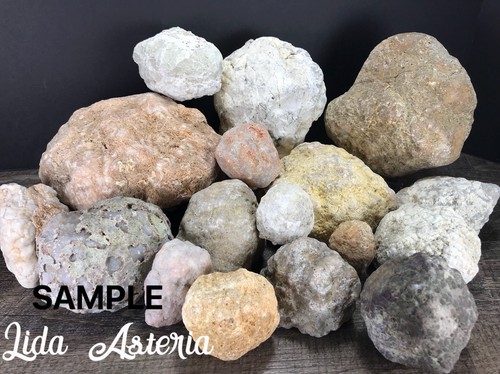 Unopened geodes mix variety - unopened,