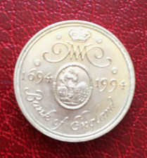 1694-1994 Bank Of England £2 Two Pound Coin with Mint Error. Uncirculated.