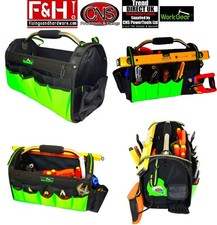 Hard Base Open Tote Tool Bag