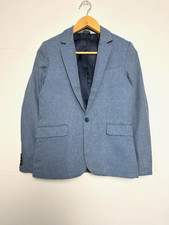 H&M Boys Blue Linen Cotton