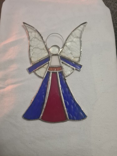 Stained glass angel sun - angel.,