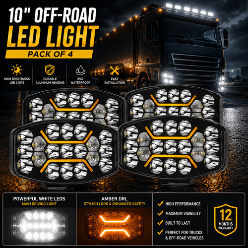 Full led spot - led, amber