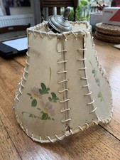 Vintage Parchment hand painted