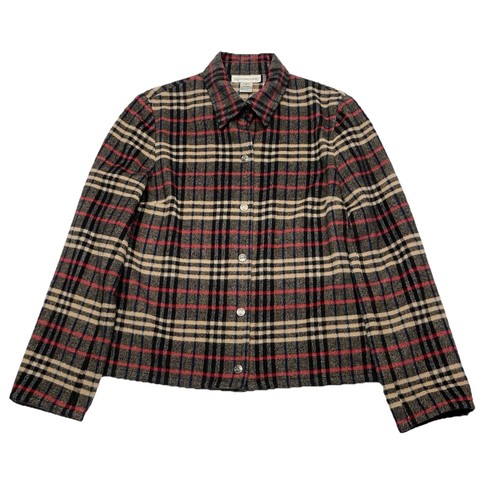Vtg evan picone plaid wool - evan,
